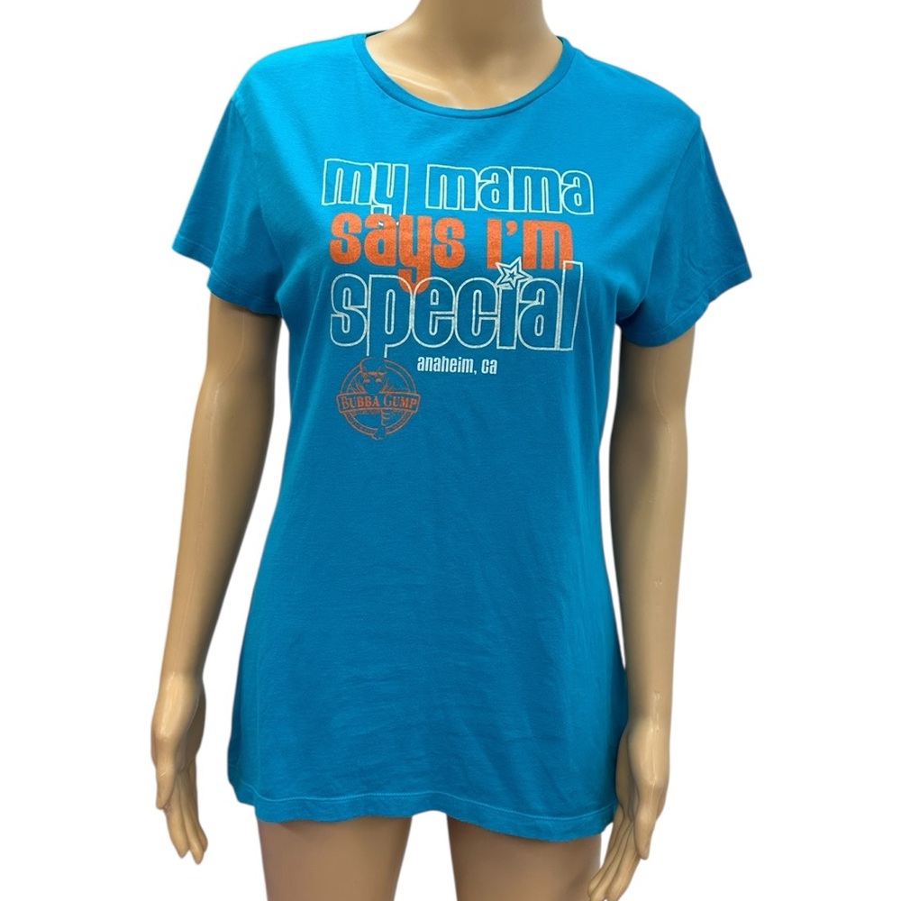 Bubba Gump Shrimp Graphic Tee Shirt My Mama Says Im Special Womens 2X Fit Large